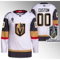 Vegas Golden Knights Custom White 2023 Stanley Cup Champions Stitched Jersey