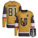 Vegas Golden Knights #81 Jonathan Marchessault Gold 2023 Stanley Cup Final Stitched Jersey