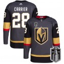 Vegas Golden Knights #28 William Carrier Gray 2023 Stanley Cup Final Stitched Jersey