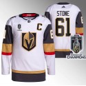 Vegas Golden Knights #61 Mark Stone White 2023 Stanley Cup Champions Stitched Jersey