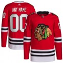 Chicago Blackhawks Custom Red Stitched Jersey