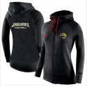 Women's Nike Jacksonville Jaguars Full-Zip Performance Hoodie Black