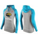 Women's Nike Jacksonville Jaguars Performance Hoodie Grey   Blue