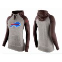 Women's Nike Buffalo Bills Performance Hoodie Grey   Brown
