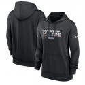 Women's Washington Commanders 2022 Black NFL Crucial Catch Therma Performance Pullover Hoodie(Run Small)