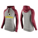 Women's Nike Washington Redskins Performance Hoodie Grey   Red_1