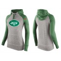 Women's Nike New York Jets Performance Hoodie Grey   Green_2