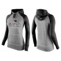 Women's Nike New England Patriots Performance Hoodie Grey   Black