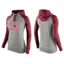 Women's Nike Tampa Bay Buccaneers Performance Hoodie Grey   Red_2