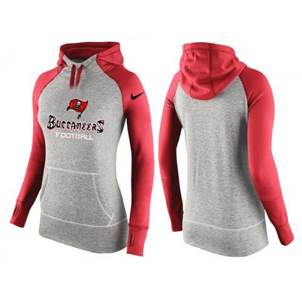 Women's Nike Tampa Bay Buccaneers Performance Hoodie Grey   Red_1