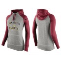 Women's Nike Minnesota Vikings Performance Hoodie Grey   Red