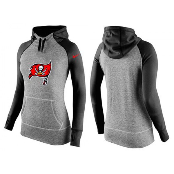 Women's Nike Tampa Bay Buccaneers Performance Hoodie Grey   Black
