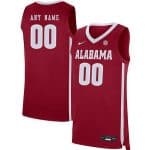 Alabama Crimson Tide Customized Red 2019 College Basketball Jersey