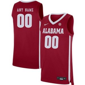 Alabama Crimson Tide Customized Red 2019 College Basketball Jersey