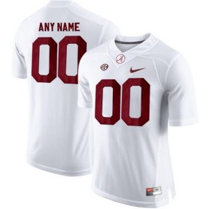 Alabama Crimson Tide Customized White 2016 College Football Jersey
