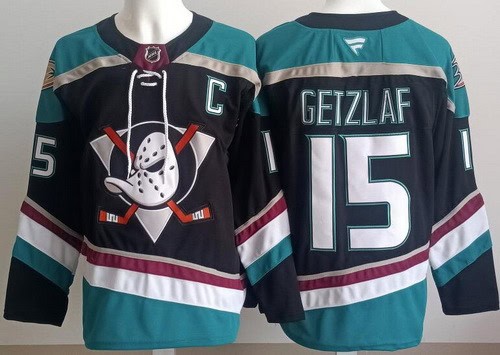 Anaheim Ducks #15 Ryan Getzlaf Black Alternate Authentic Jersey
