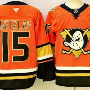 Anaheim Ducks #15 Ryan Getzlaf Orange Authentic Jersey