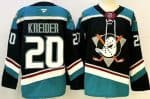 Anaheim Ducks #20 Chris Kreider Black Authentic Jersey