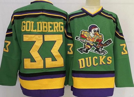 Anaheim Ducks #33 Grey Goldberg Green Throwback Jersey