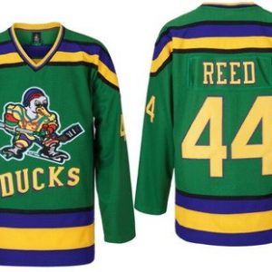 Anaheim Ducks #44 Fulton Reed Green Movie Hockey Jersey
