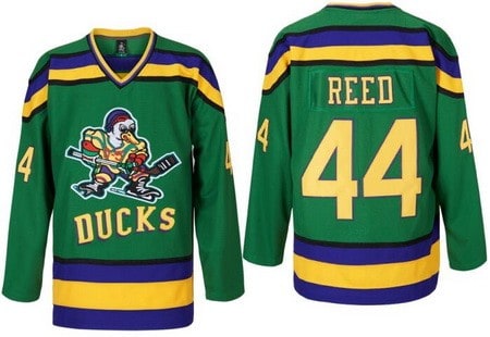 Anaheim Ducks #44 Fulton Reed Green Movie Hockey Jersey