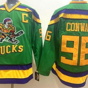 Anaheim Ducks #96 Charlie Conway Green Throwback Jersey