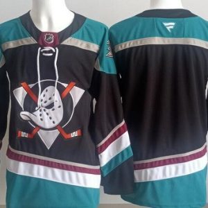 Anaheim Ducks Blank Black Alternate Authentic Jersey