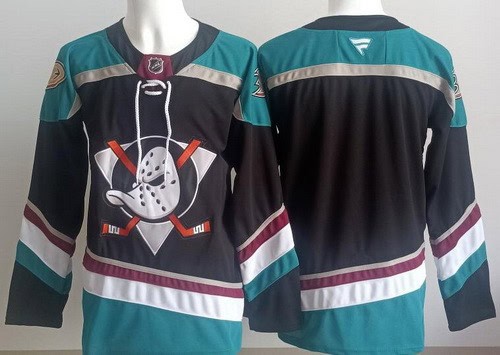 Anaheim Ducks Blank Black Alternate Authentic Jersey