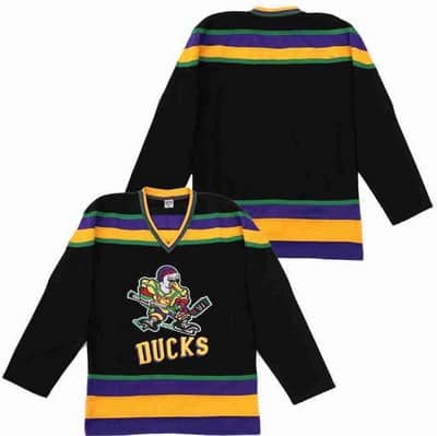 Anaheim Ducks Blank Black Throwback Jersey