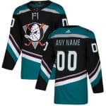 Anaheim Ducks Customized Black Alternater Authentic Jersey