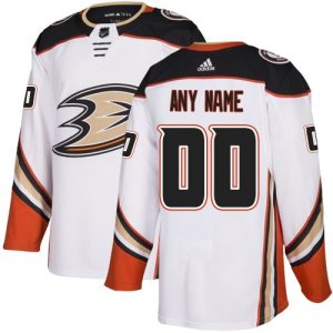 Anaheim Ducks Customized White Authentic Jersey