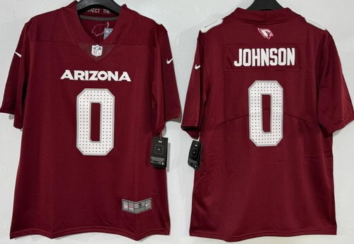 Arizona Cardinals #0 David Johnson Limited Red Vapor Jersey