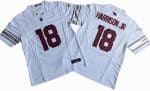 Arizona Cardinals #18 Marvin Harrison Jr Limited White FUSE Vapor Jersey