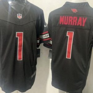 Arizona Cardinals #1 Kyler Murray Limited Black FUSE Vapor Jersey