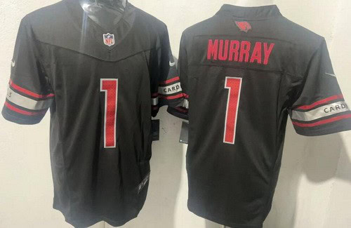 Arizona Cardinals #1 Kyler Murray Limited Black FUSE Vapor Jersey