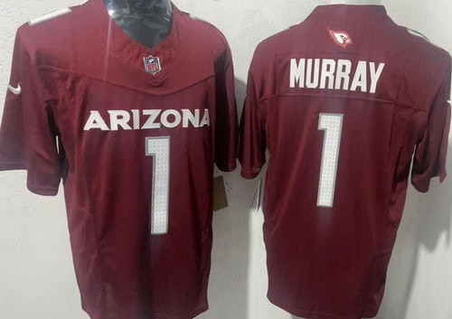 Arizona Cardinals #1 Kyler Murray Limited Red FUSE Vapor Jersey