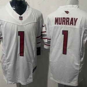 Arizona Cardinals #1 Kyler Murray Limited White FUSE Vapor Jersey