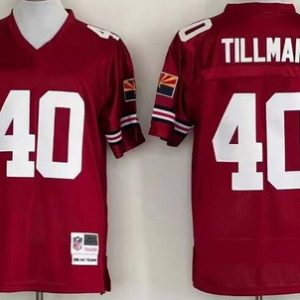 Arizona Cardinals #40 Pat Tillman Red Throwback Jersey