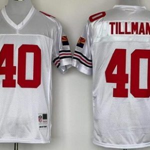 Arizona Cardinals #40 Pat Tillman White Throwback Jersey