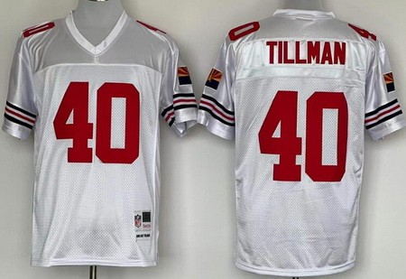 Arizona Cardinals #40 Pat Tillman White Throwback Jersey