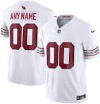 Arizona Cardinals Customized Limited White FUSE Vapor Jersey