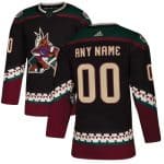 Arizona Coyotes Customized Black Alternate Authentic Jersey