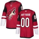 Arizona Coyotes Customized Red Authentic Jersey