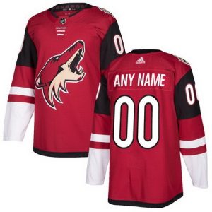 Arizona Coyotes Customized Red Authentic Jersey