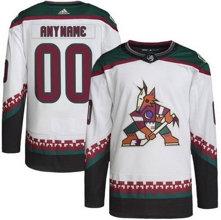 Arizona Coyotes Customized White Alternate Authentic Jersey