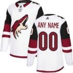 Arizona Coyotes Customized White Authentic Jersey