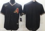 Arizona Diamondbacks Blank Black Alternate Cool Base Jersey