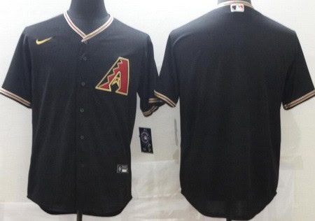 Arizona Diamondbacks Blank Black Alternate Cool Base Jersey