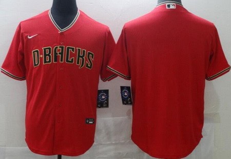 Arizona Diamondbacks Blank Red Alternate Cool Base Jersey