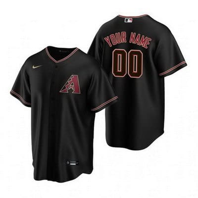 Arizona Diamondbacks Customized Black Alternate 2020 Cool Base Jersey